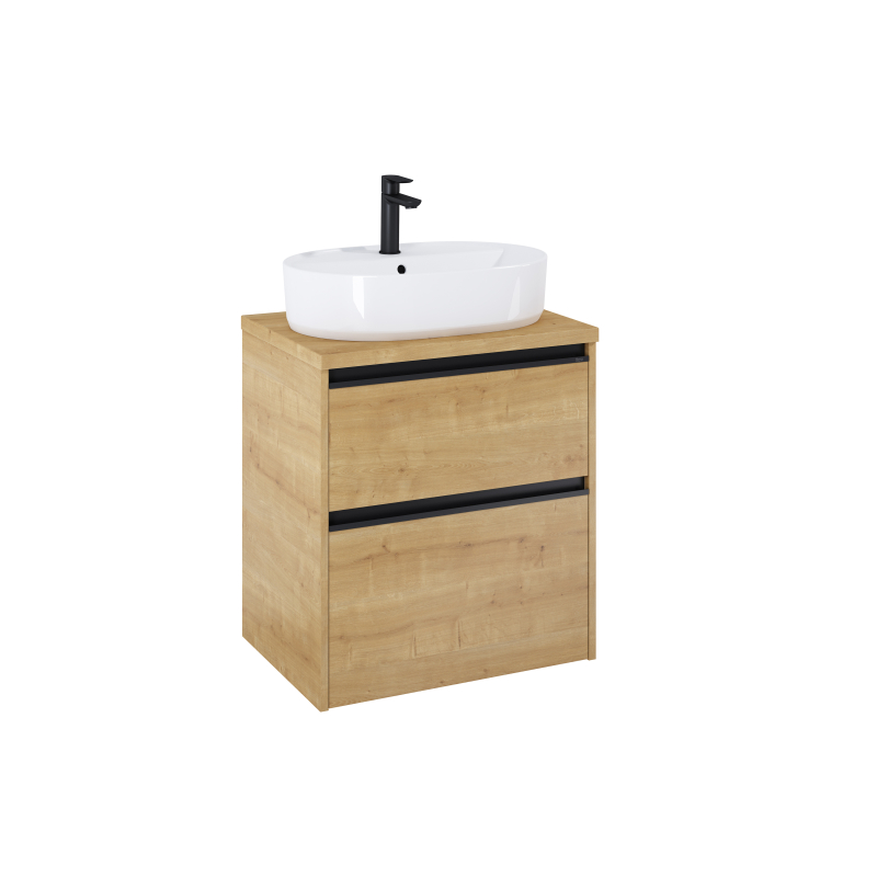 Szafka GAP PRO do kompletacji z blatem 60 cm Jasny Dąb ROCA A857896464