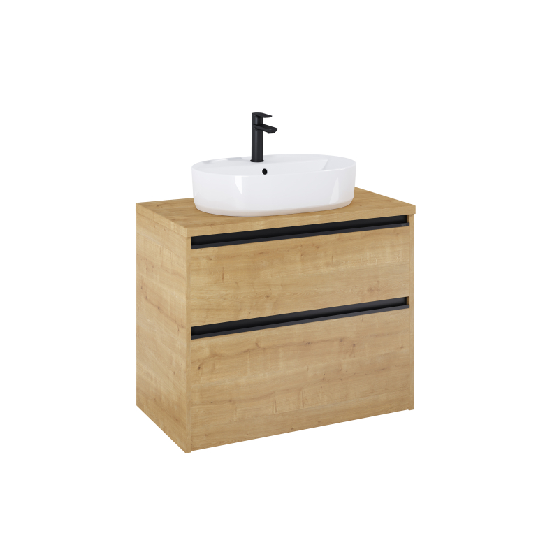 Szafka GAP PRO do kompletacji z blatem 80 cm Jasny Dąb ROCA A857898464