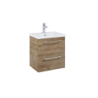 ROMA COMPACT Szafka łazienkowa 50 cm z 2 szufladami, do kompletacji z umywalką Hebe, dąb Canela ROCA A857951808