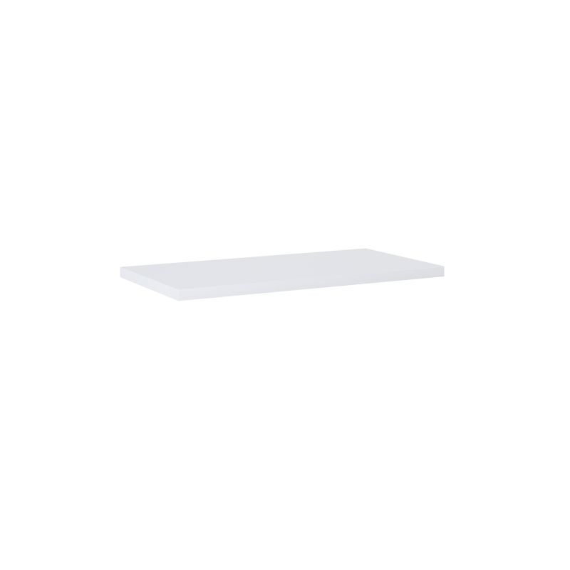 KWADRO Blat łazienkowy 80 cm MDF, biały połysk ROCA A857964806