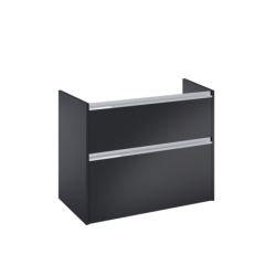 GAP PRO Szafka łazienkowa 100 cm wersja lewa, do kompletacji z blatem lub umywalką GAP, czarny mat ROCA A857902532