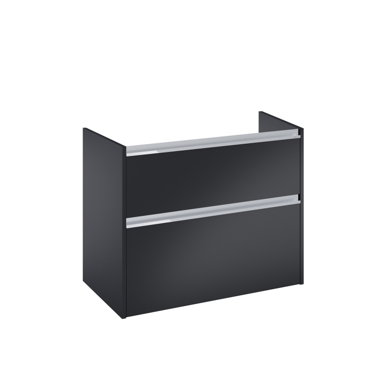 GAP PRO Szafka łazienkowa 100 cm wersja lewa, do kompletacji z blatem lub umywalką GAP, czarny mat ROCA A857902532