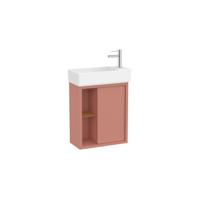 TURA Zestaw łazienkowy UNIK Compacto z 1 drzwiami i półkami 55 cm ROCA A852022560