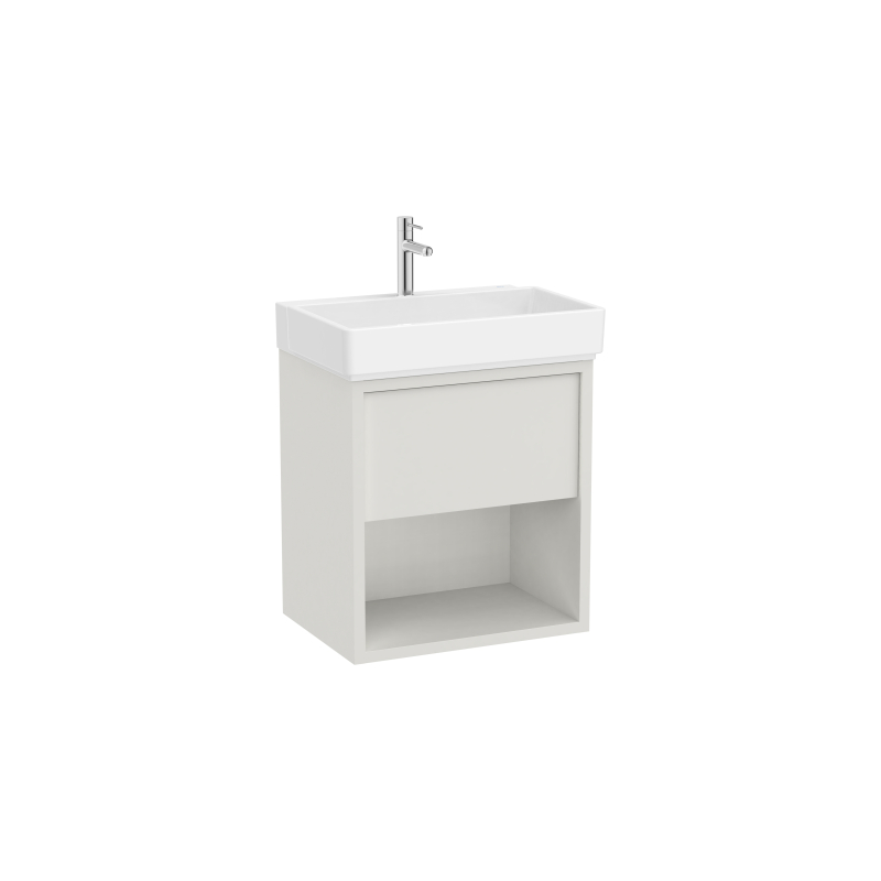 TURA Zestaw łazienkowy UNIK z 1 szufladą i dolną półką 60 cm ROCA A852025558