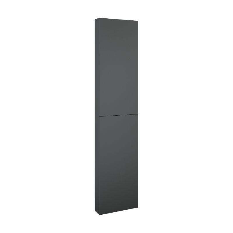 EXTRA Kolumna łazienkowa wysoka z 2 drzwiami slim (12,6), antracyt mat ROCA A857911531