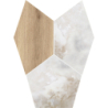Mozaika Onice Bianco Wood 28x31 MAT REKT. GAT.1 (P.45601)