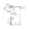 Lineare 2-otworowa bateria umywalkowa Rozmiar L GROHE 23444001