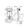 Rapid SL Zestaw instalacyjny 3 w 1, 1,13 m GROHE 38772001