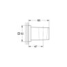 Euphoria Cube Uchwyt prysznicowy ścienny GROHE 27693000