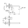 Essence 2-otworowa bateria umywalkowa Rozmiar L GROHE 29193AL1